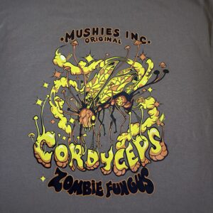 Mushies Inc. Cordyceps "Zombie Fungus" Brown T-Shirt