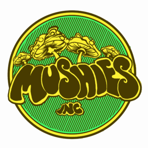 Mushies Inc. 3in Die-Cut Green Sticker